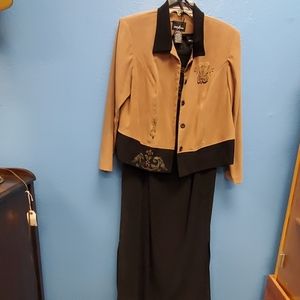 Positive Attitude 2-piece dress & jacket size 16